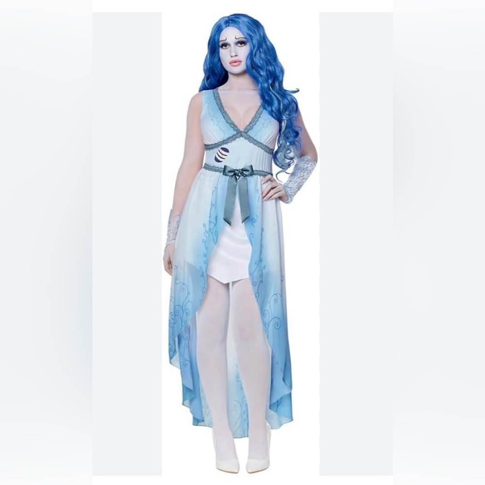 SPIRIT Adult Halloween Corpse Bride Emily Costume Size S